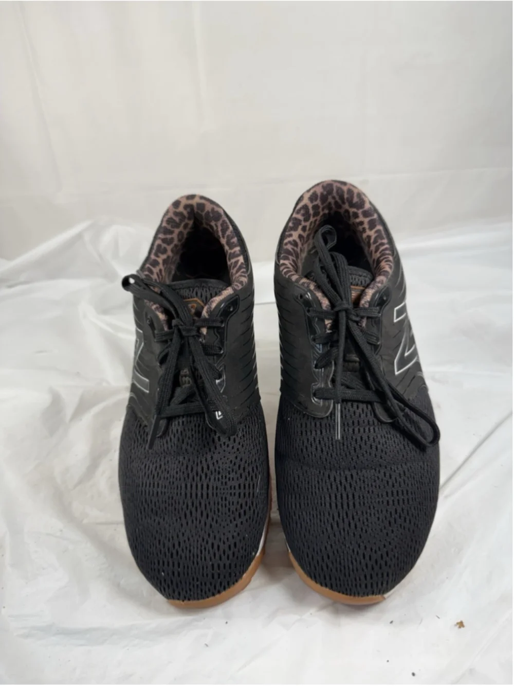 New Balance Women Sz 8.5 Fresh Foam Breathe Golf Shoes Black/Animal NBGW4002BKA